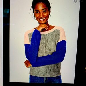 Boden Sophia color block sweater xs